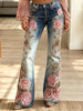 Women's Rose Flare Denim Jeans