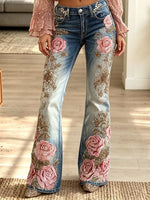 Women's Rose Flare Denim Jeans