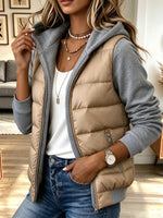 Vintage Hooded Patchwork Art Casual Stylish Long Sleeve Coat