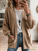 100% Organic Cotton Oversized Cardigan
