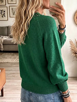 Vintage Elegant Sparkling Sweater