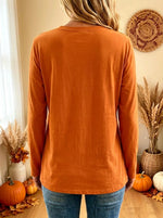 Women's Autumn Trees Graphic Long-Sleeve Top
