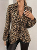 Vintage Elegant Leopard Print Shirt