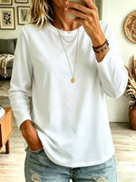Classic Solid Color Art Casual Stylish Long Sleeve Cotton Shirt