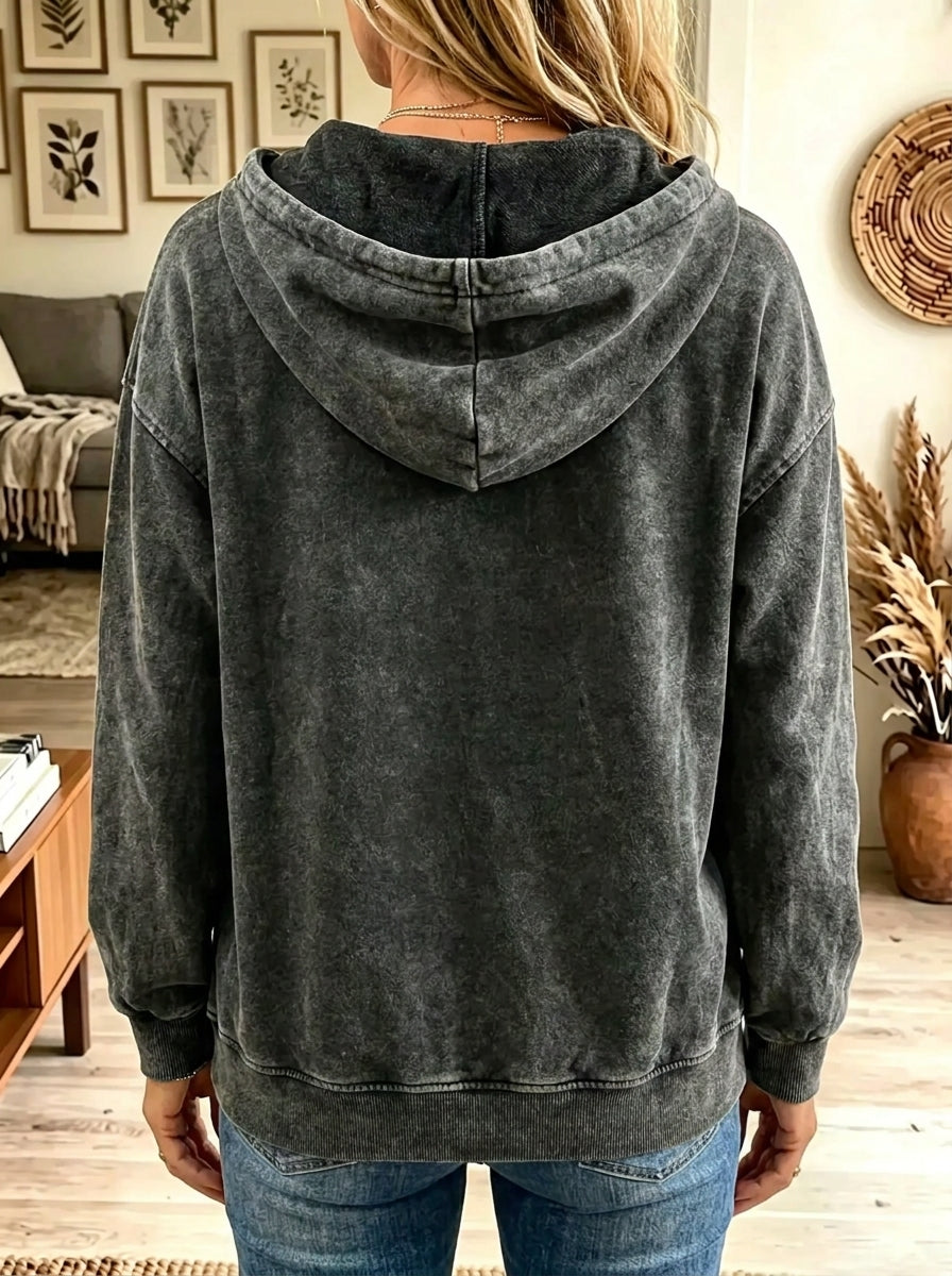 Women's Skeleton Ribcage Puppy Full-Zip Hoodie