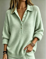 Women Boho Fringe V‑Neck Puff Long Sleeve Blouse Top