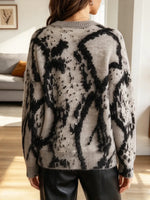 Vintage Chic Art Knitted Casual Stylish Long Sleeve Sweater