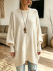 Vintage Elegant Casual Long Sweater