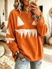 Funny Halloween Pumpkin Pattern Art Print Casual Long Sleeve Sweatshirt