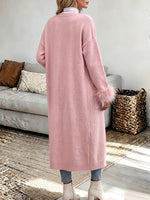 Vintage Elegant Knitted Fabric Patchwork Feather Sweater Jacket